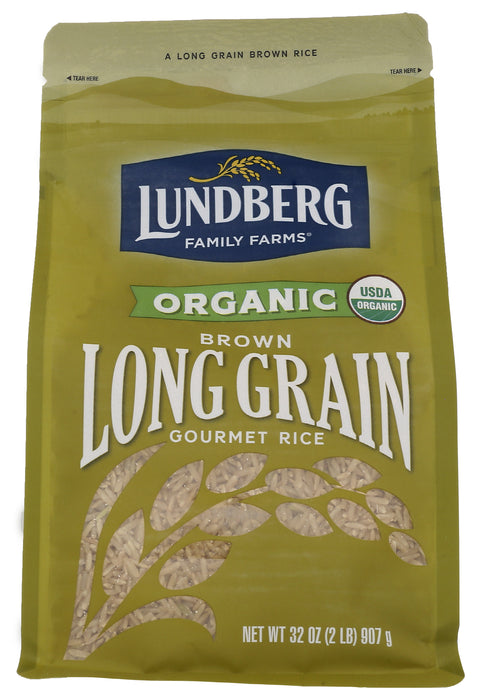 Long Grain Brown Rice, Org, 32 oz