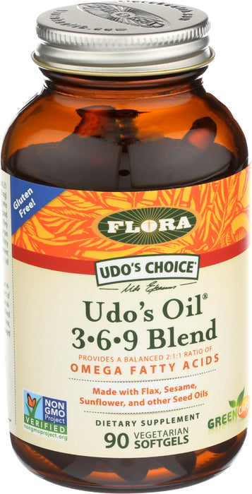 Udo's oil 3-6-9 Blend, 90 vsgel