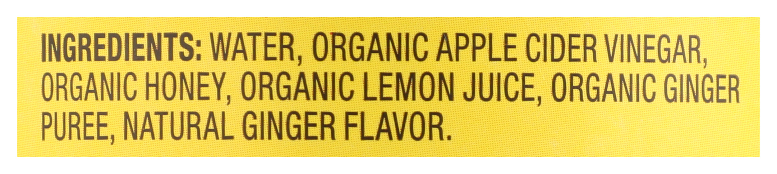 ACV Beverage, Ginger Lemon Honey, Org, 16 floz