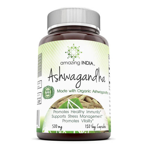 Ashwagandha KSM-66 500mg, Org, 120 tab