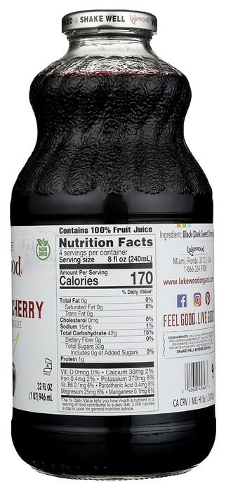 Pure Black Cherry Juice, 32 fl oz