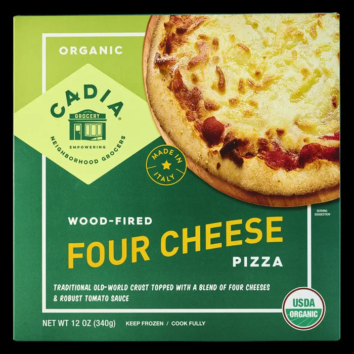 Four Cheese Pizza, Wood Fired, Org, 12 oz