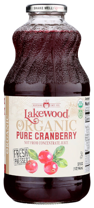 Pure Cranberry Juice, Org, 32 fl oz