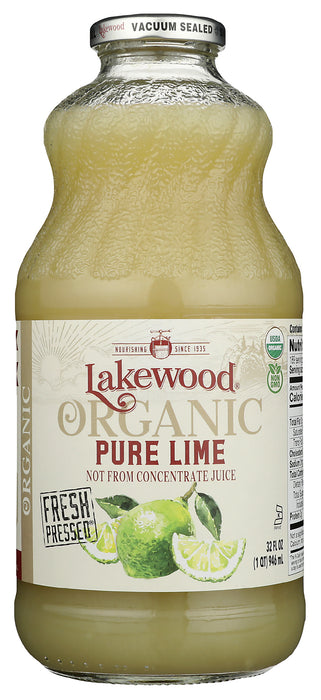 Pure Lime Juice, Org, 32 fl oz