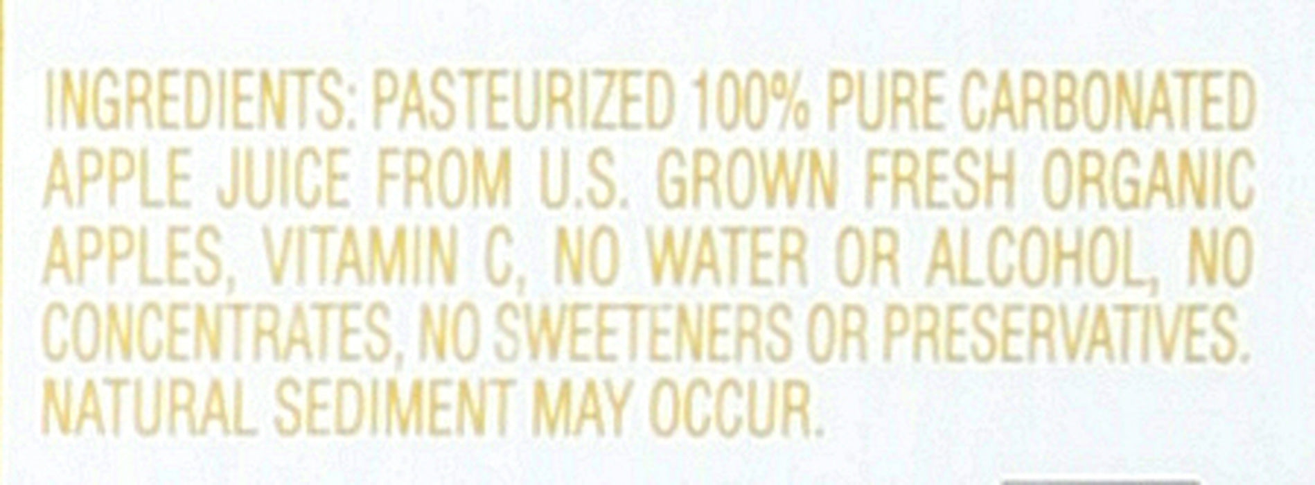 Sparkling Apple Cider, Org, 25.4 floz