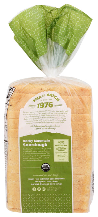 Rocky Mountain Sourdough Bread, Org, 22 oz