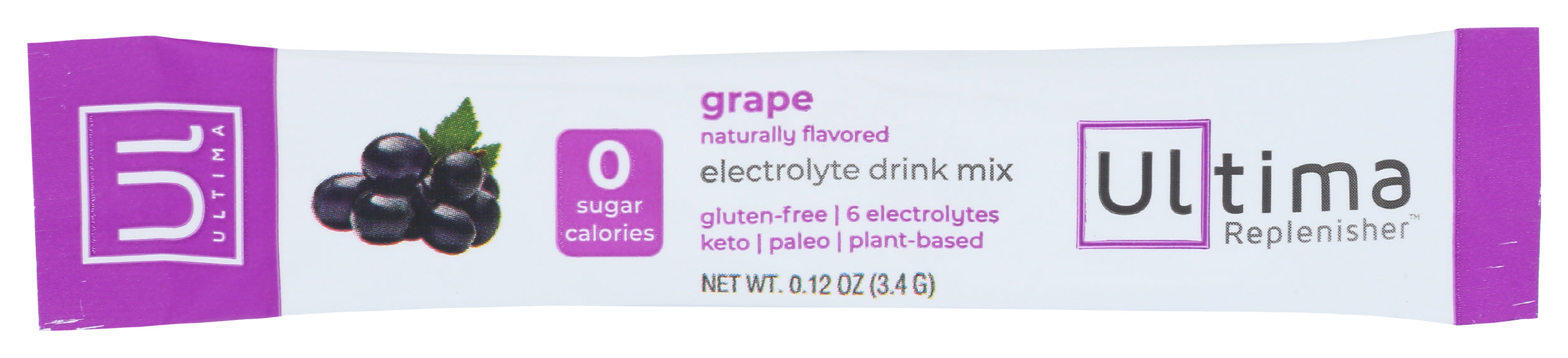 Electrolyte Powder, Grape, 1pk, 3.4gm