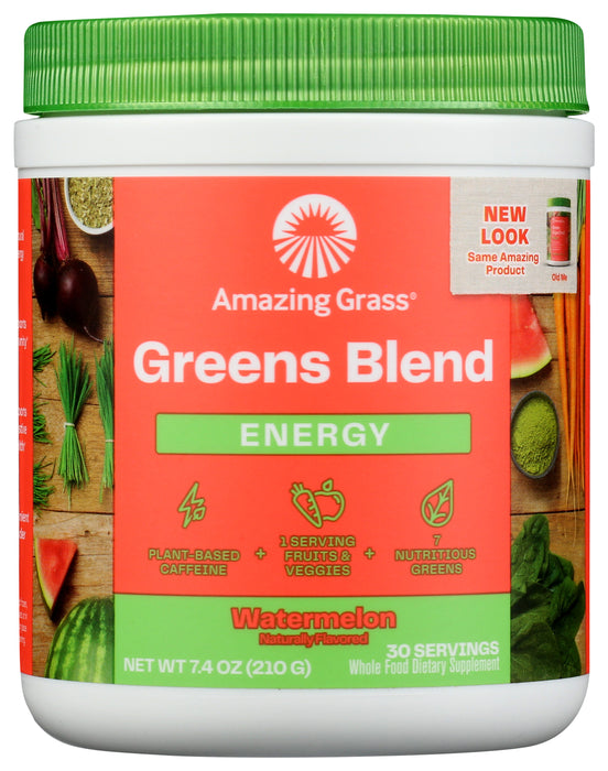 Greens Blend Energy, Watermelon, 30serv, 7.4 oz