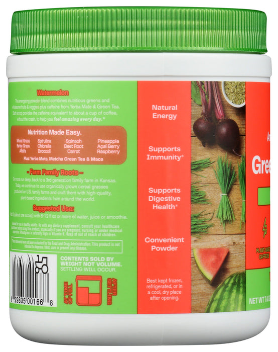 Greens Blend Energy, Watermelon, 30serv, 7.4 oz