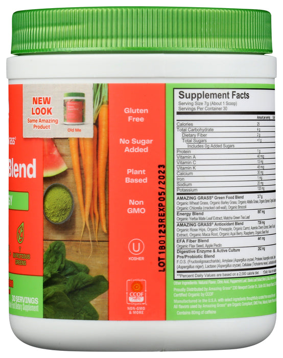 Greens Blend Energy, Watermelon, 30serv, 7.4 oz